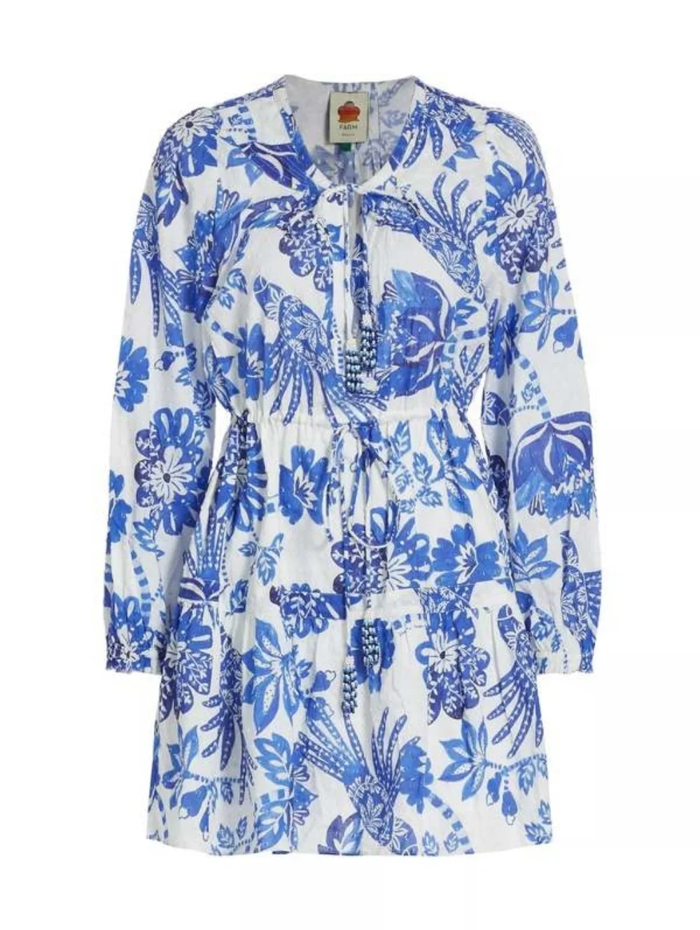 *SOLD* NWT FARM RIO | $210 Flowerful Birds Mini Dress - Picture 11 of 14
